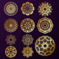 Indian mandala design illustration