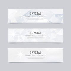 Fototapeta premium Crystal textured background collection