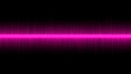 Abstract purple wave on the black background