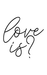 Love Is Valentines SVG Vector Design