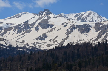 Fototapeta premium mountains in winter