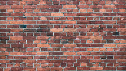 A red brick background