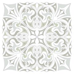 decorative abstract tiled eastern mediterranian scarf pattern
