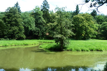 Fototapeta na wymiar Pruhonice Park, Czech Republic