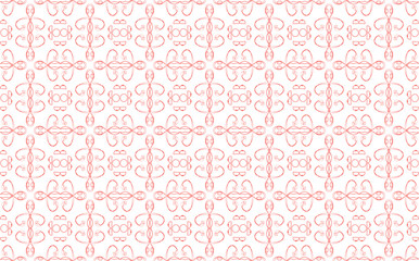 ethnic red floral pattern seamless. Flower background for fabric, paper, packaging and wallpaper.