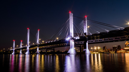 Bridge in Louisville Kentucky  (Night Photo)