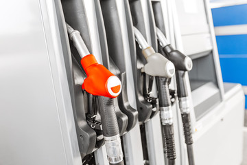 car at the fuel gasoline station