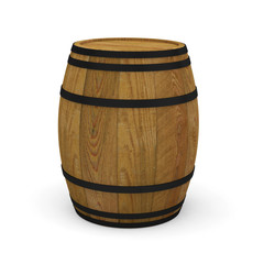 Obraz premium wooden wine barrels alcohol beer barrel