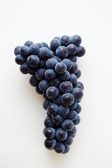 grapes isolated on white background