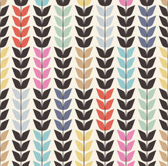 seamless leaf pattern background 