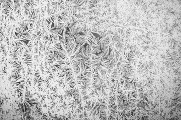 frost on the glass background