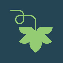 Silhouette icon sheet of cucumber