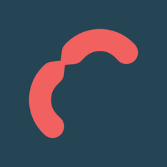 Silhouette icon small sausage