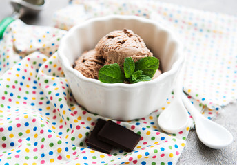 Chocolate ice cream