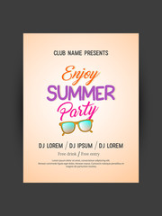 summer party flyer