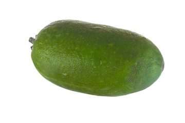 fresh feijoa isolated on white