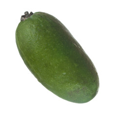 fresh feijoa isolated on white