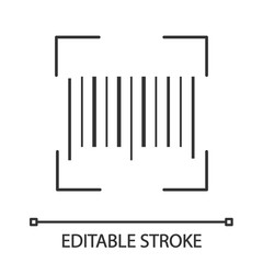 Traditional barcode linear icon