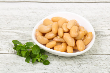 Baked white bean