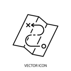 road sign icon vector