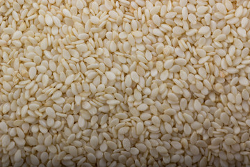 seeds of white sesame background
