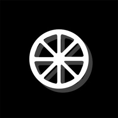 Obraz premium Lemon icon flat