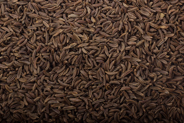 heap of cumin (caraway) background