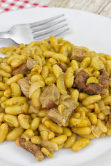 fricassée de mouton et flageolets