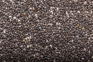 fresh chia seeds background
