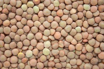 Lentils. Lentils background. Green lentils pattern. Natural organic lentils for healthy food