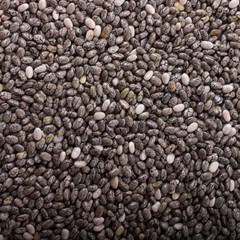 fresh chia seeds background