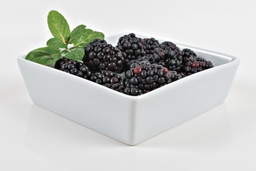 more in ciotola bianca quadrata