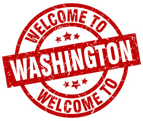welcome to Washington red stamp
