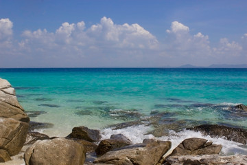 stones and sea background