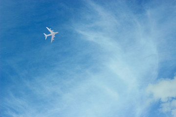 blue sky with white clouds