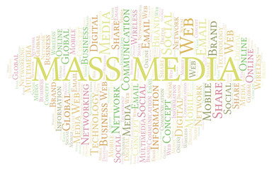 Mass Media word cloud.