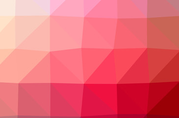 Obraz premium Illustration of abstract Red horizontal low poly background. Beautiful polygon design pattern.