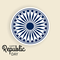Vector illustration of a Background for Indian Republic Day Concept.