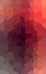 Fototapeta na wymiar Illustration of Vertical blood red and green Middle size hexagon background.