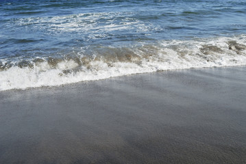 海　波　砂浜　素材