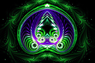 3d abstract computer generated fractal design.Fractal is never-ending pattern.Fractals are infinitely complex patterns that are self-similar across different scales.