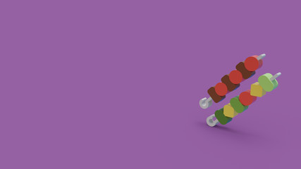 3d icon of kebab