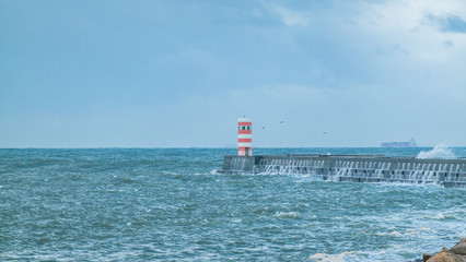 sea view in porto city portugal