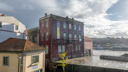 city view in porto portugal