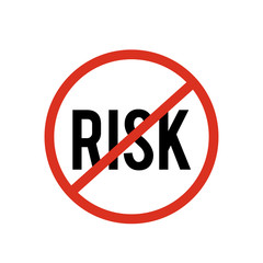 stop risk sign symbol