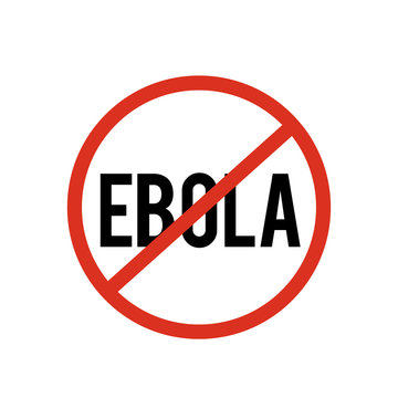no ebola sign symbol