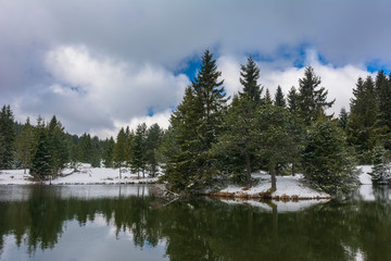 winter in the mountain, bulgaria