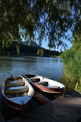 Le barche sul lago