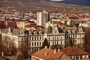Romania,Bistrita, view from Evangelical Church Tower- 2016