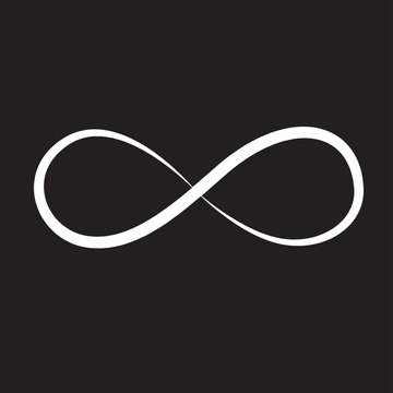 Infinity, logo black, white, HD phone wallpaper